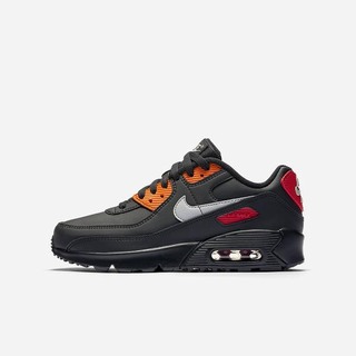 Pantofi Casual Nike Air Max 90 Fete Negrii Portocalii Rosii Gri Deschis | PJFC-60815